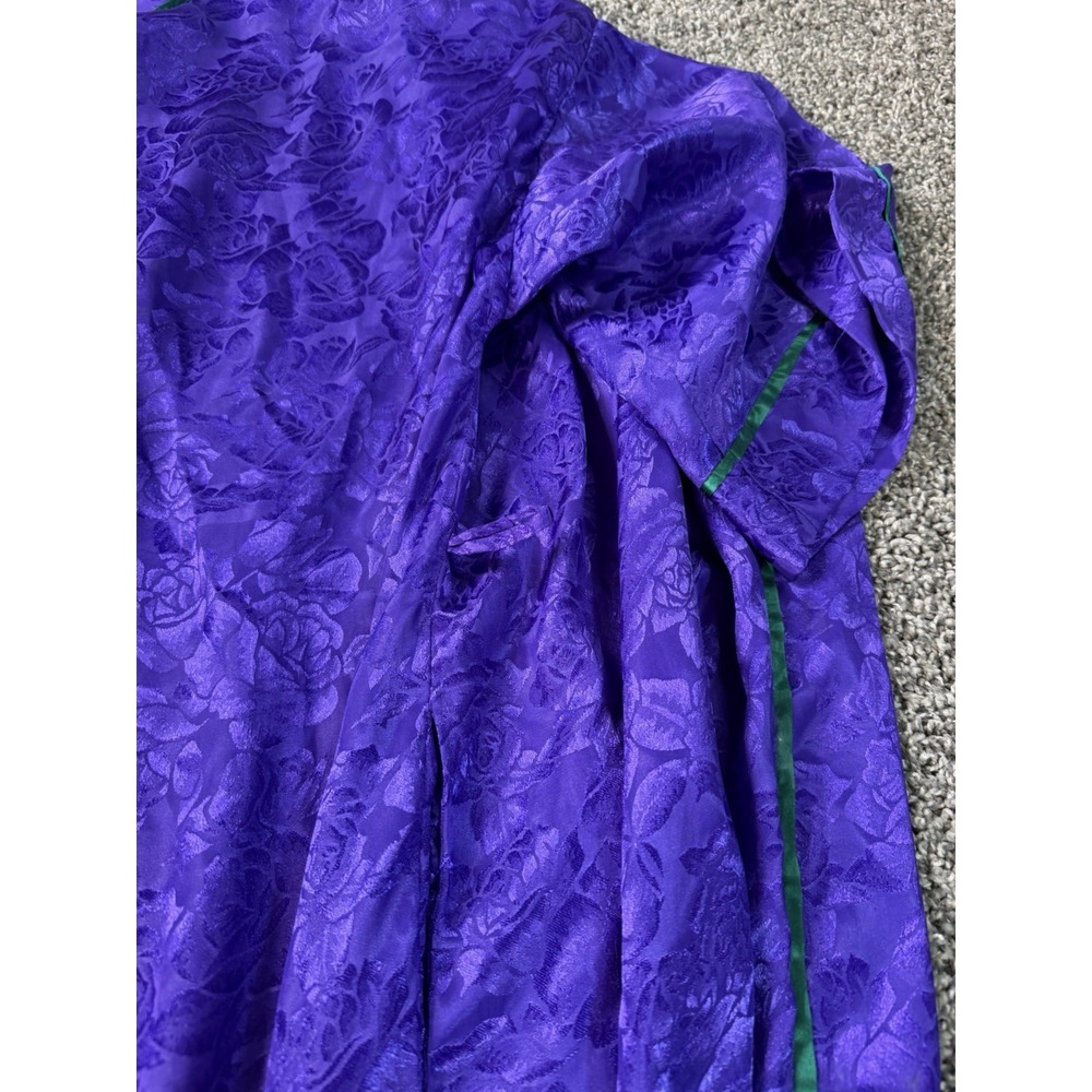 Vintage 90s Victoria's Secret Gold Label Robe Women's Size OS Purple - Picture 3 of 9
